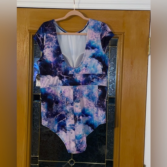 NWT TORRID SIZE 2 Active Wireless Scoop Back One Piece Swimsuit - Picture 5 of 6